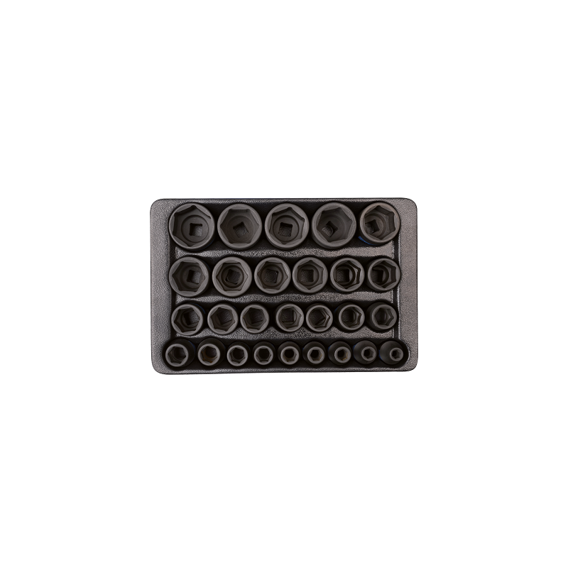 MODULE POUR SERVANTE 27PCS DOUILLES 1-2"CHOC-KT