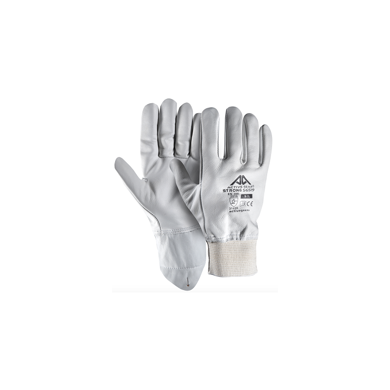 GANT CUIR MANCHETTE ÉLASTIQ. S6519 T9-ACTIVE GEAR GANT CUIR MANCHETTE ÉLASTIQ. S6519 T9-ACTIVE GEAR