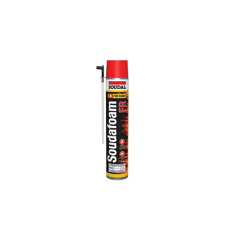 MOUSSE PU IGNIFUGE 750ML SOUDAFOAM FR-SOUDAL