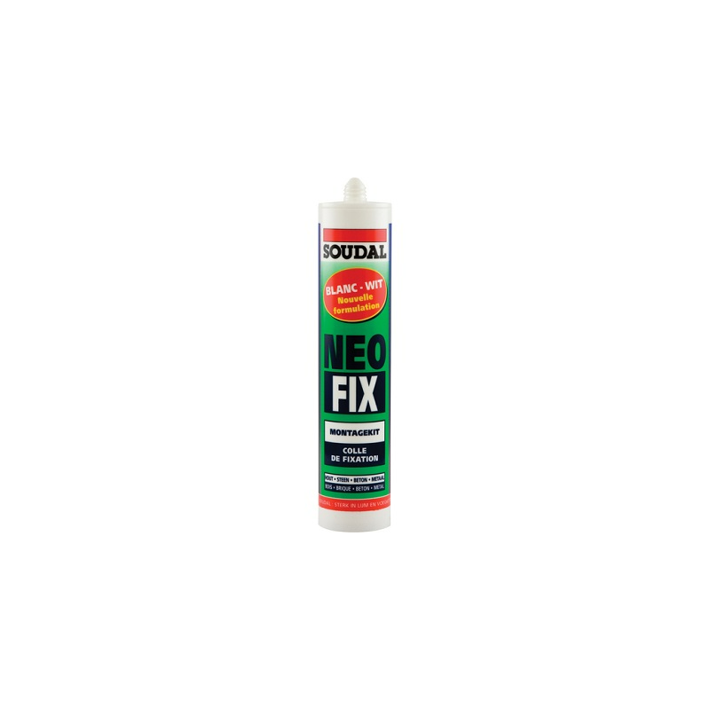 COLLE NEOPRENE DE FIXATION 310Ml NEOFIX - SOUDAL