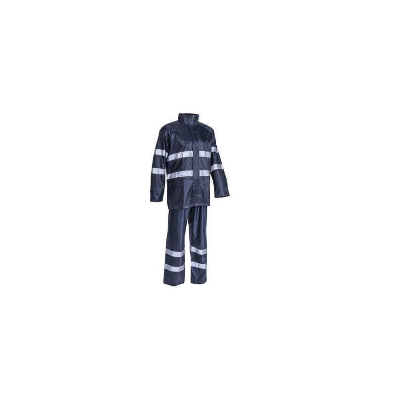 ENSEMBLE IMPERMEABLE NAVY HIVIZ L-COVERGUARD