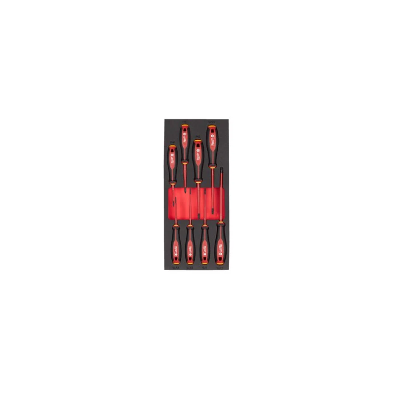 MODULE PR SERVANTE 8 PCS-TOURNEVIS ISOLE-MILWAUKEE MODULE PR SERVANTE 8 PCS-TOURNEVIS ISOLE-MILWAUKEE