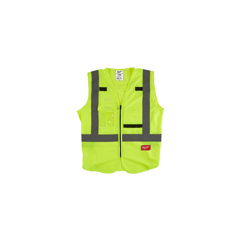 GILET DE SIGNALISATION HIVIZ JAUNE L-XL-MILWAUKEE