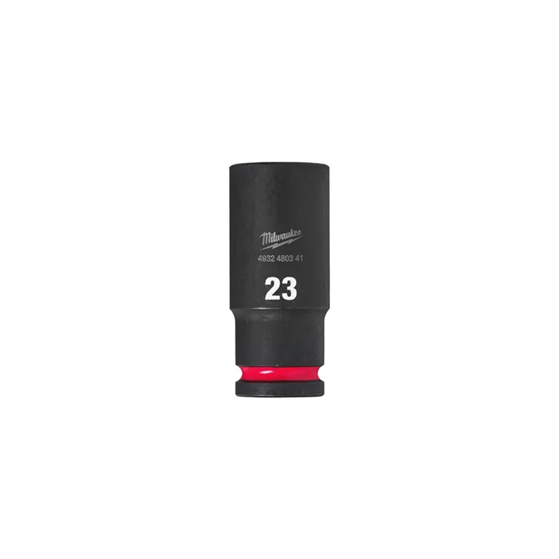 DOUILLE LONGUE A CHOC 1-2" 6P 23MM-MILWAUKEE DOUILLE LONGUE A CHOC 1-2" 6P 23MM-MILWAUKEE