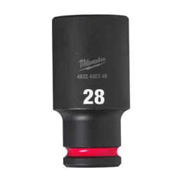 DOUILLE LONGUE A CHOC 1-2" 6P 28MM-MILWAUKEE