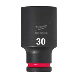DOUILLE LONGUE A CHOC 1-2" 6P 30MM-MILWAUKEE