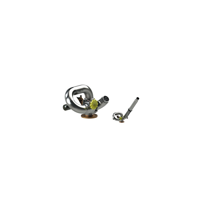 TETE DIFFUSEUR-CANON 3.5"-INOX-POK