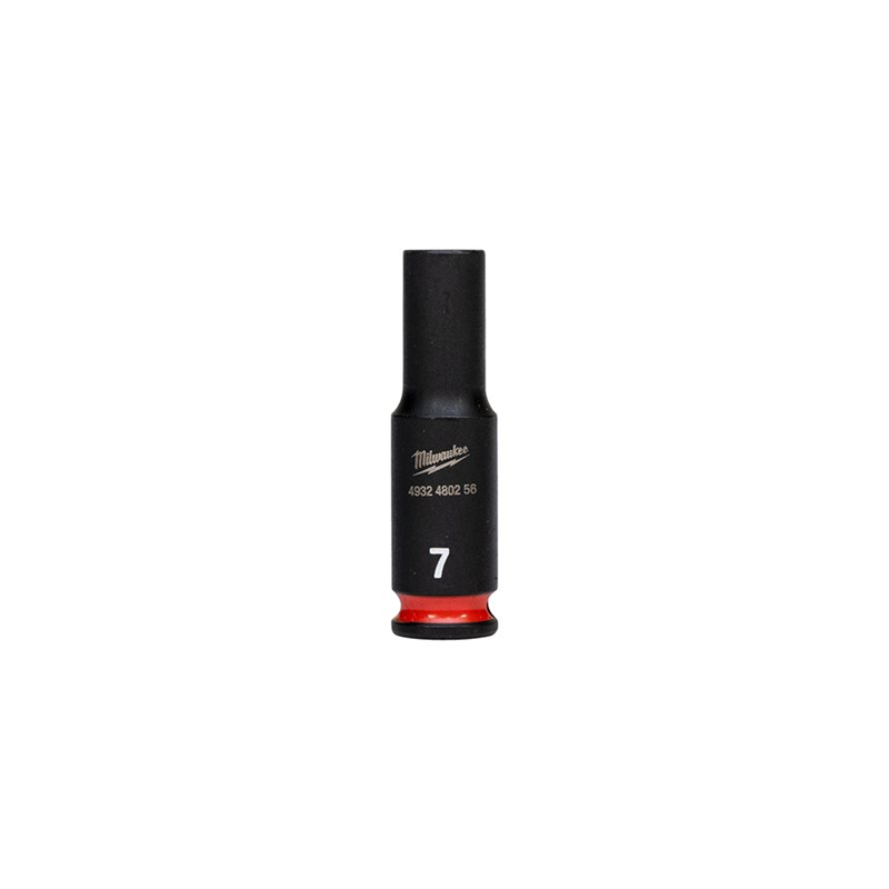 DOUILLE LONGUE A CHOC 1-4" 6P 07MM-MILWAUKEE