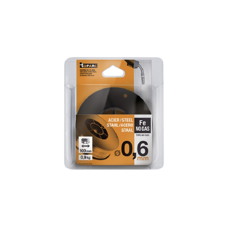 BOBINE FIL FOURRE NO GAS S100 -0,6x0,9KG E71T-GYS