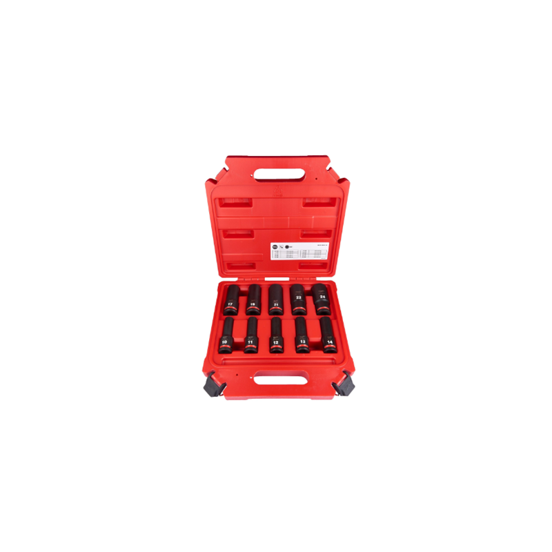 JEU 10 PCS-DOUILLES LONGUE 1-2" A CHOC-MILWAUKEE