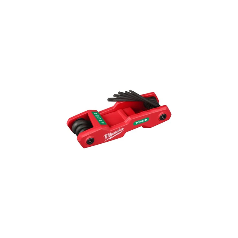 JEU DE 8PCS SUR MONTURE-CLE TORX-MILWAUKEE