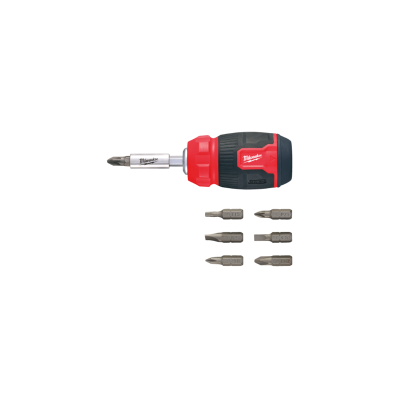 JEU 08 PCS-TOURNEVIS A CLIQUET ET EMBOUT-MILWAUKEE JEU 08 PCS-TOURNEVIS A CLIQUET ET EMBOUT-MILWAUKEE