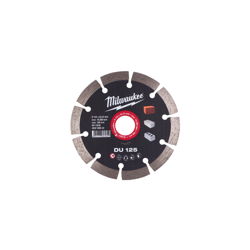 DISQUE DIAMANT ∅125X2.3X22.23MM-DU-MILWAUKEE DISQUE DIAMANT ∅125X2.3X22.23MM-DU-MILWAUKEE