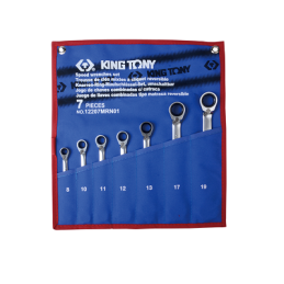 TROUSSE DE 7 CLES MIXTES A CLIQUET METRIQUE