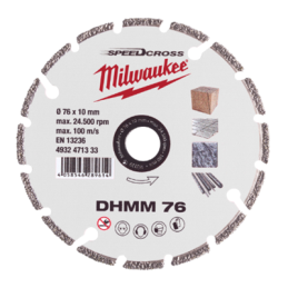 DISQUE DIAMANT ∅76X1.2X10MM-DHMM-MILWAUKEE