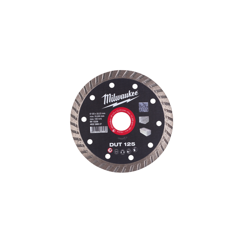 DISQUE DIAMANT ∅125X2.3X22.23MM-DUT-MILWAUKEE DISQUE DIAMANT ∅125X2.3X22.23MM-DUT-MILWAUKEE