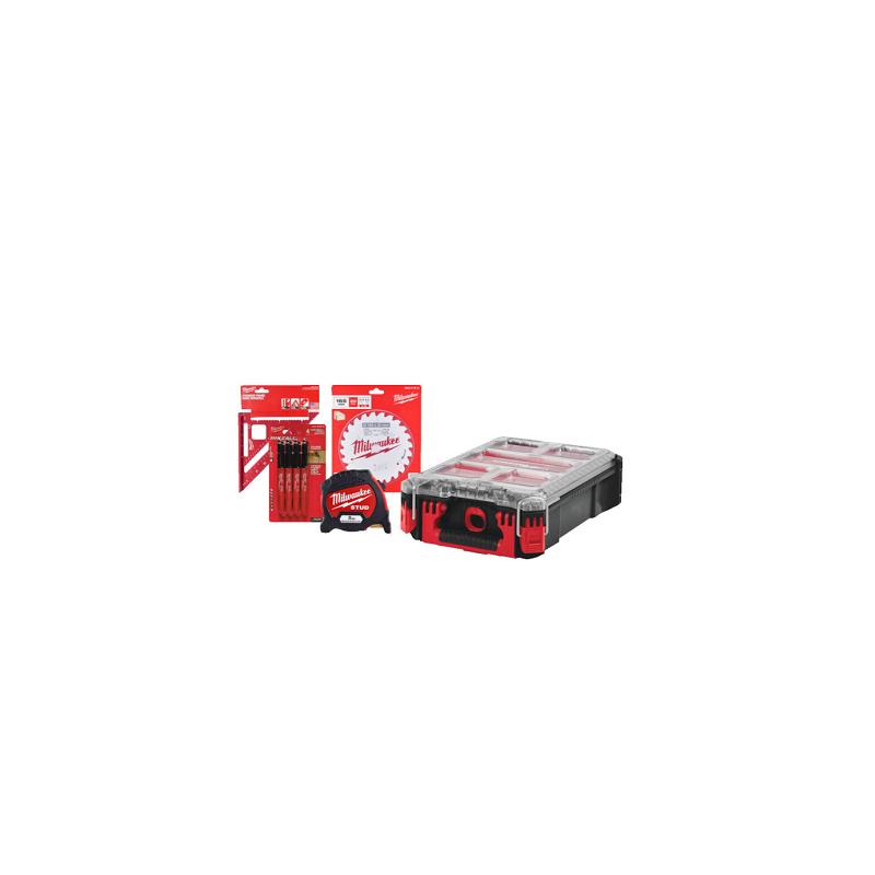 COFFRET DE 6 PC-ACCESSOIRE TRAVAIL BOIS- MILWAUKEE