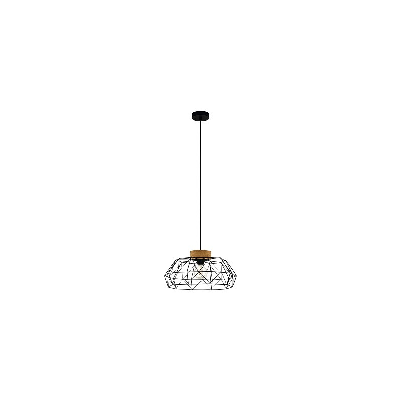 LUSTRE PADSTOW NOIR -455MMx1,1M-EGLO
