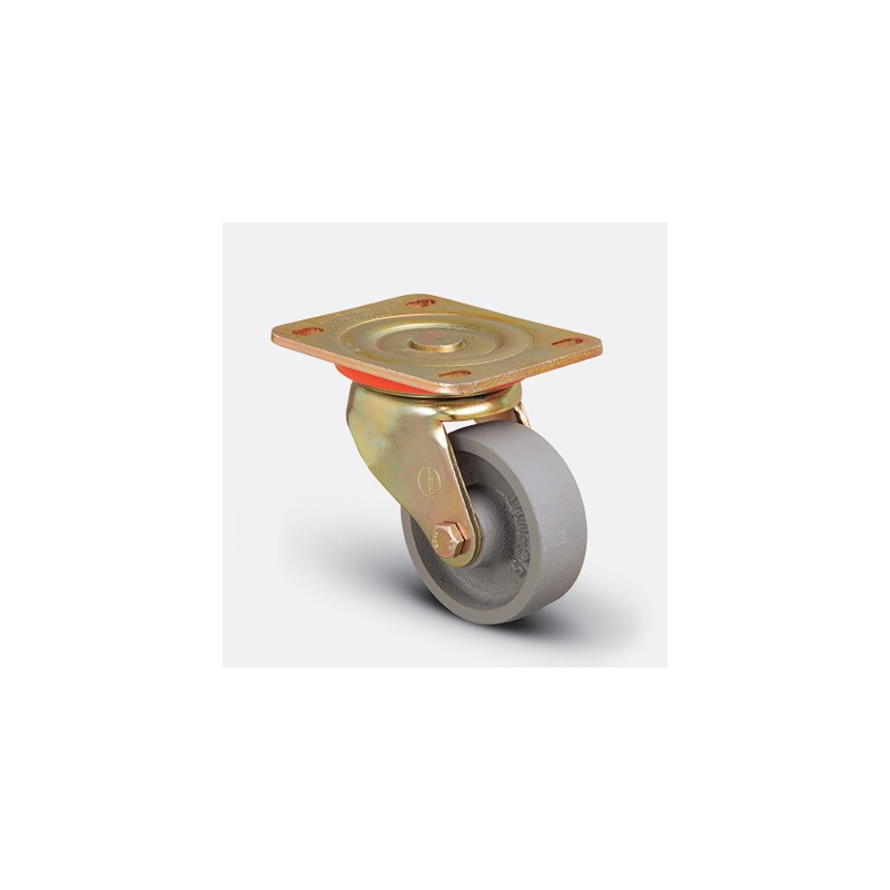ROULETTE FONTE PIVOTANTE SANS JANTE-125X40MM-EMES