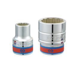 Douille courte chromée 3-4" 12p 1-9-16"-KINGTONY