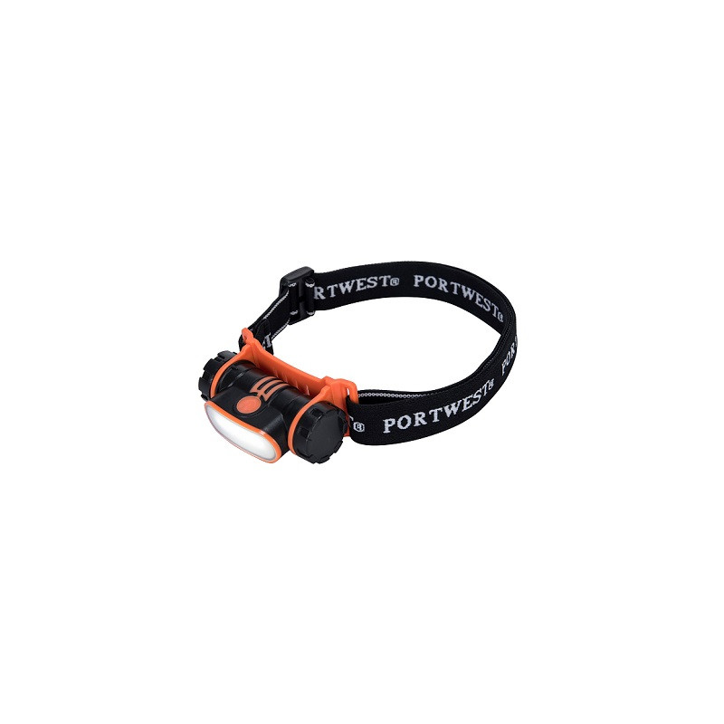 LAMPE FRONTALE RECHARGEABLE USB NOIRE-PORTWEST