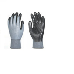 GANTS POLYA. GRIS PAUME NITRILE T10-COVERGUARD