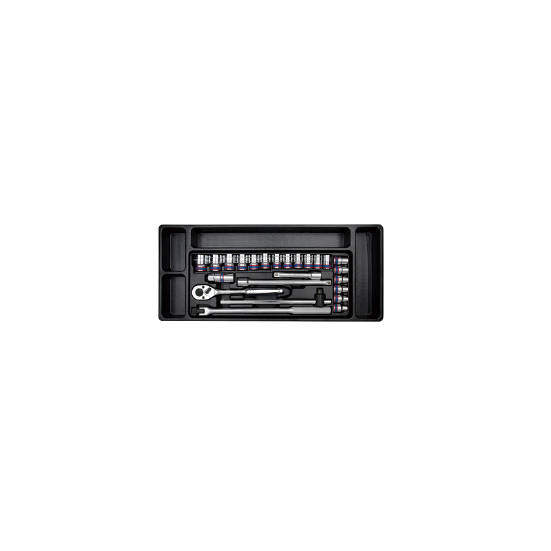 MODULE POUR SERVANTE 24PCS DOUILLE 1-2"+ACCESSOIRE