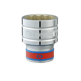 Douille courte chromée 1-2" 12p 1-2"-KINGTONY