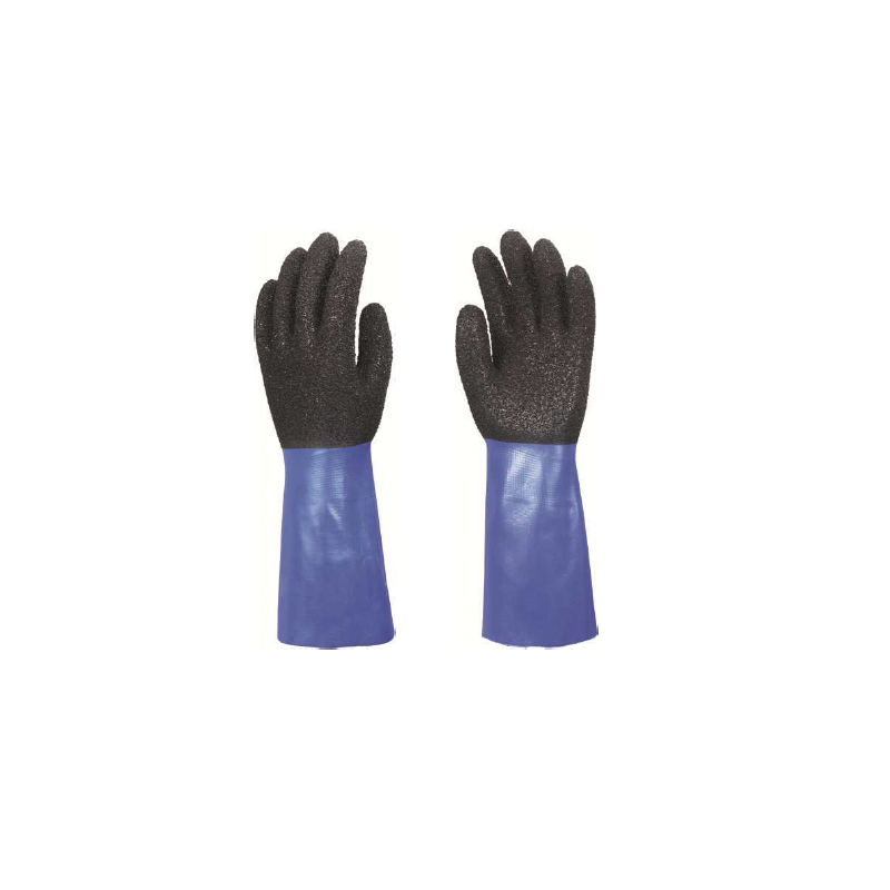 GANTS PVC BLEU MAIN CORAL 35 CM T10-COVERGUARD