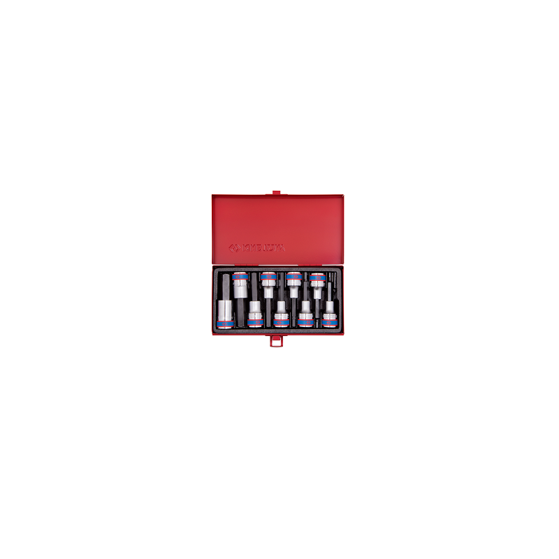 COFFRET 09 PCS-DOUILLE 1-2"-TOURNEVIS HEXAGONAL-KT