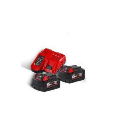 PACK BATTERIE NRG (2X5AH)+CHARGEUR RAPID-MILWAUKEE