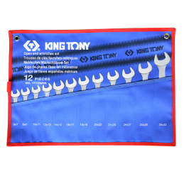 TROUSSE DE 12 CLÉS À FOURCHES 6 À 30 MM