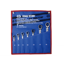 TROUSSE 7 CLES MIXTES A CLIQUET METRIQUE-KINGTONY