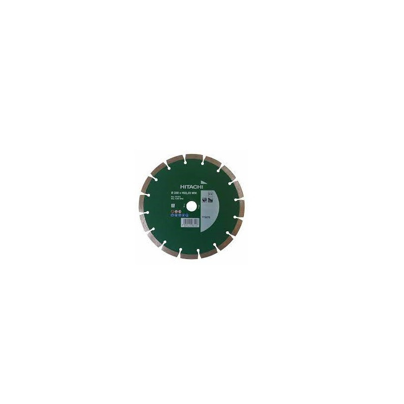 DISQUE DIAMANT DIAM 230X2.6X22.23 HITACHI 773073 DISQUE DIAMANT DIAM 230X2.6X22.23 HITACHI 773073
