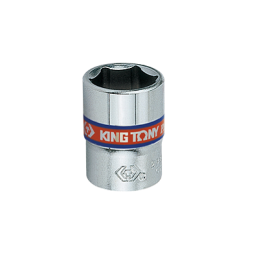 Douille courte chromée 1-4" 6 p 5-32"-KINGTONY