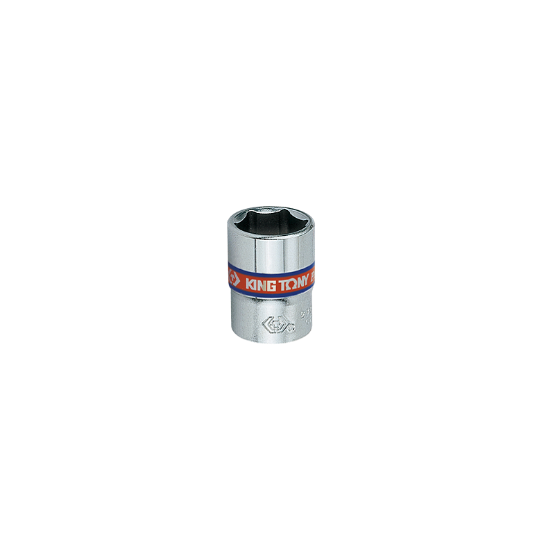 Douille courte chromée 1-4" 6 p 7-32"-KINGTONY Douille courte chromée 1-4" 6 p 7-32"-KINGTONY