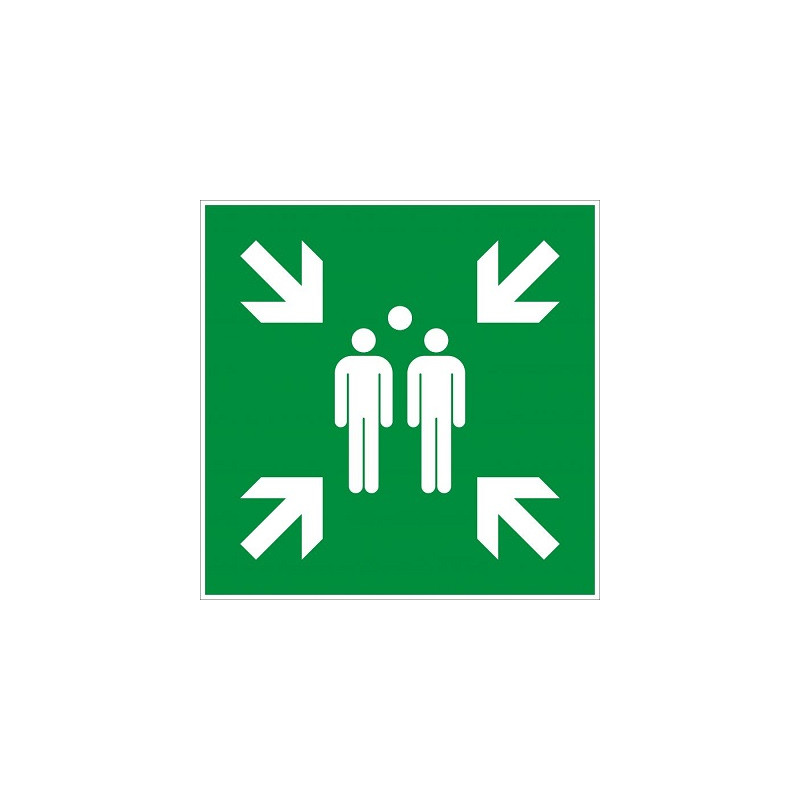 PLAQUE 480X480 POINT DE RASSEMBLEMENT-NOVAP