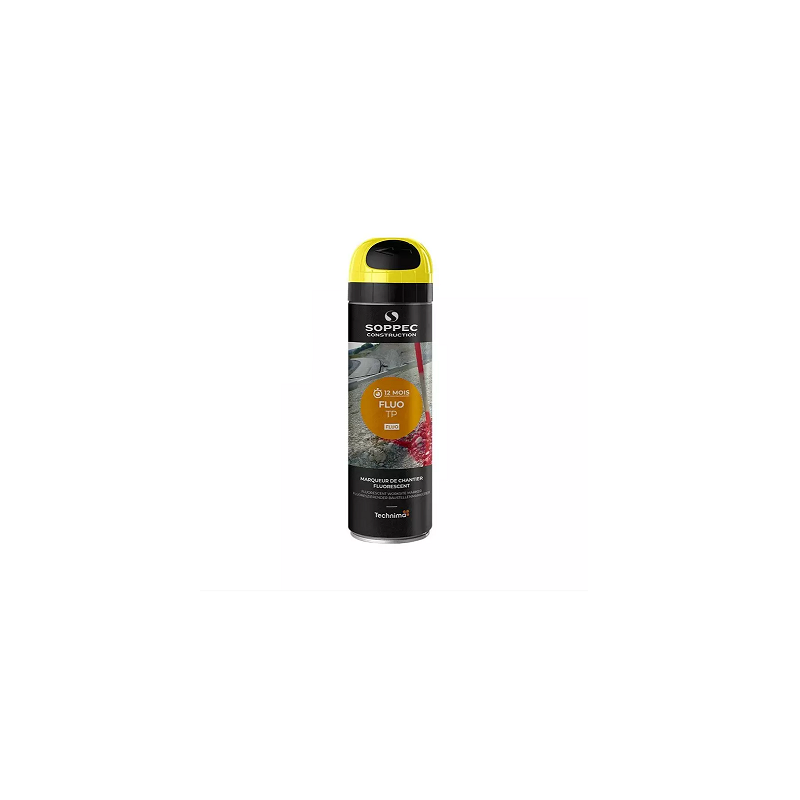 AEROSOL-TRACEUR CHANTIER JAUNE 500ML-SOPPEC