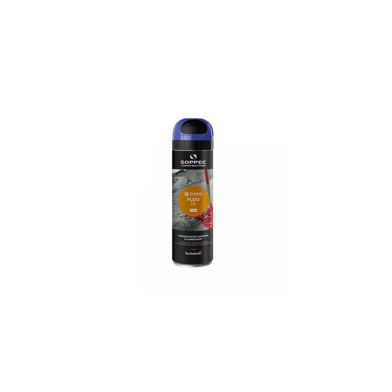 AEROSOL-TRACEUR CHANTIER BLEU 500ML-SOPPEC