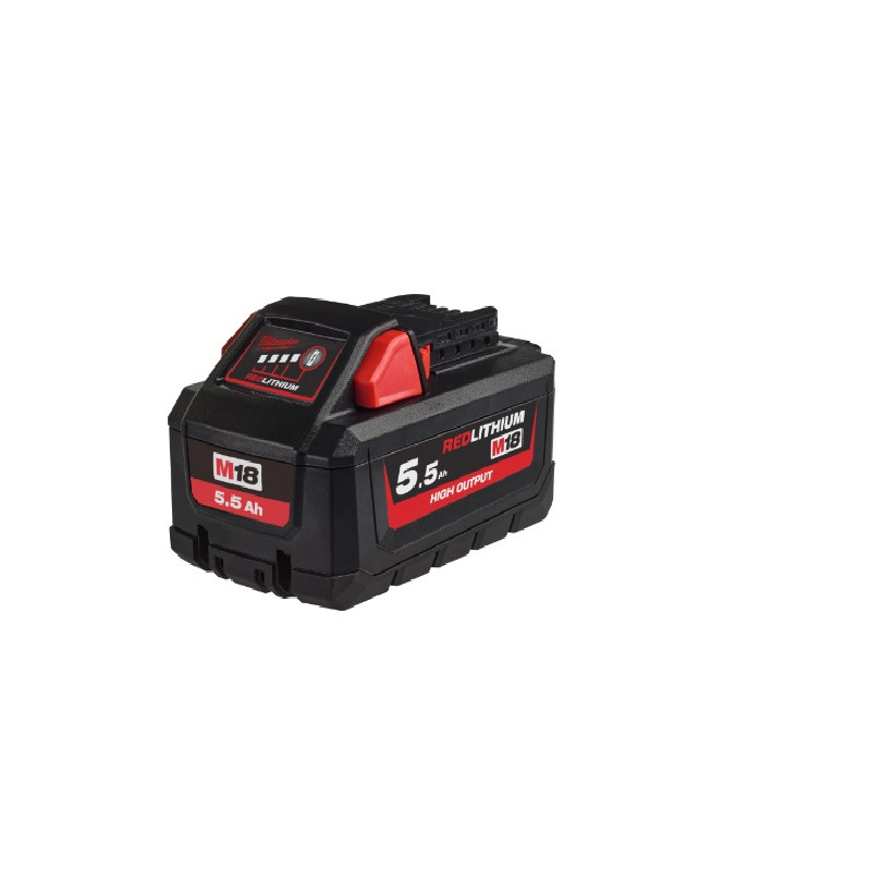 BATTERIE M18-5.5AH-M18B5-REDLITHIUM-MILWAUKEE