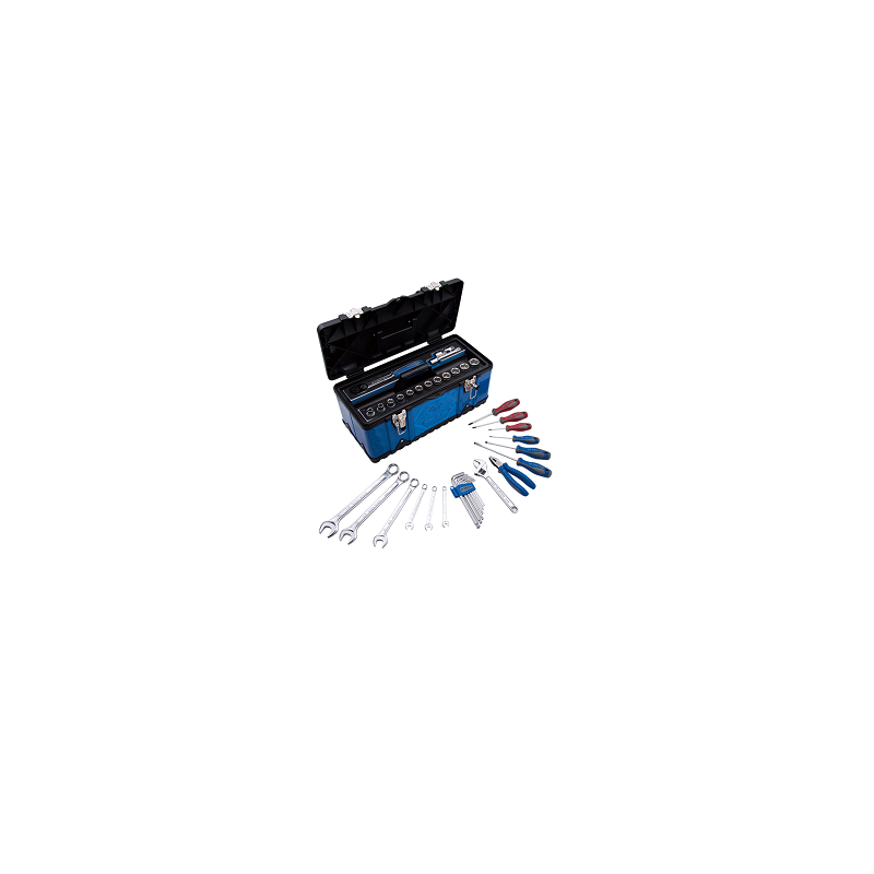 CAISSE A OUTILS -42PCS-PLASTIQUE-PROMO-KINGTONY CAISSE A OUTILS -42PCS-PLASTIQUE-PROMO-KINGTONY