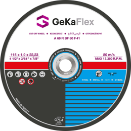 DISQUE A COUPER-- 115MMX1.0MM-ACIER-GEKA