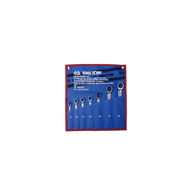 TROUSSE 7 CLES MIXTES A CLIQUET METRIQUE-KINGTONY