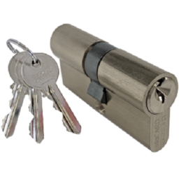CYLINDRE PRATIC NICKEL 2 ENTRE L60MM x3CL-BRICARD