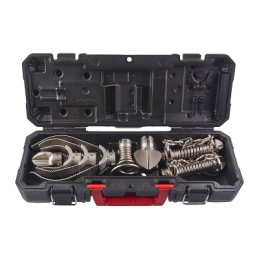 JEU DE 09 PCS-TETE POUR CABLE DEBOUCHEUR-MILWAUKEE