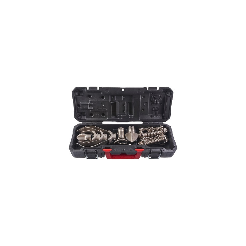 JEU DE 09 PCS-TETE POUR CABLE DEBOUCHEUR-MILWAUKEE JEU DE 09 PCS-TETE POUR CABLE DEBOUCHEUR-MILWAUKEE
