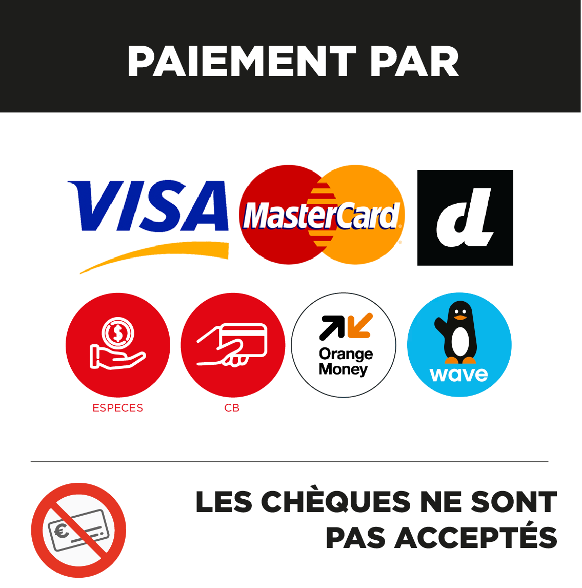 Payment methods